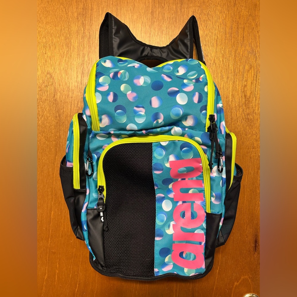 Arena 45L Polka Dot Backpack - Swim Team